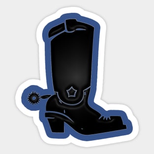 Western Era - Cowboy Boots 3 Sticker